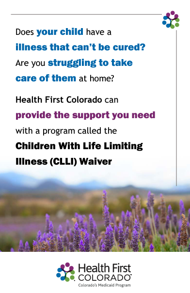 Children with Life Limiting Illness Waiver Brochure