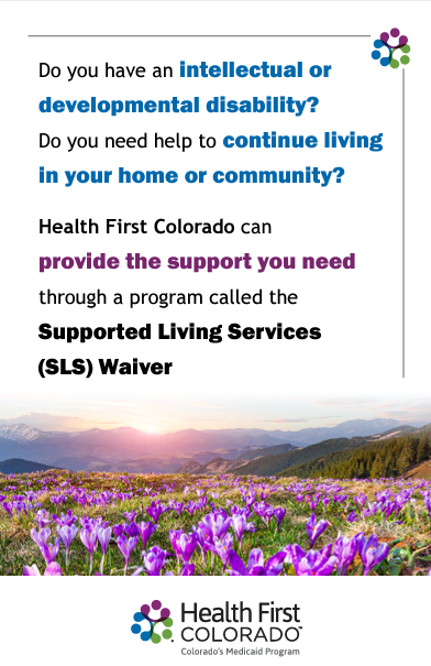 Supported Living Services Waiver Brochure