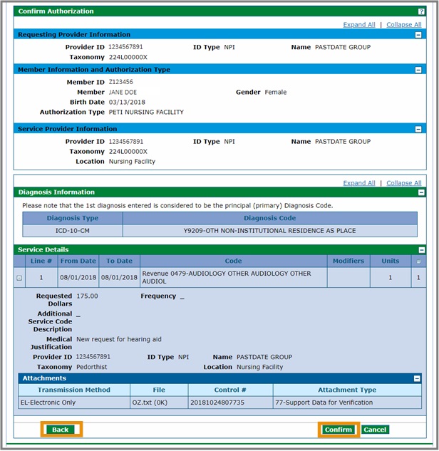 Provider Web Portal Quick Guide - Submitting a Nursing Facility