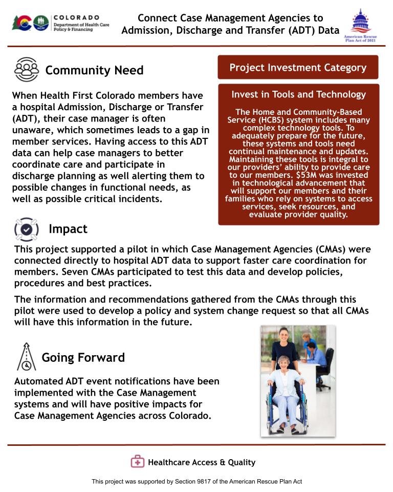 Pilot to connect case managers to hospital data for faster service coordination