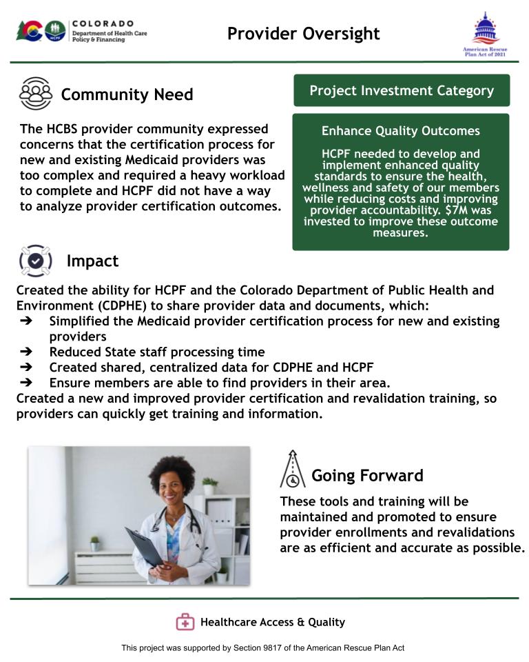 Tools and data sharing streamline Medicaid provider certification and training