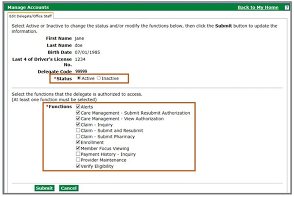 review status