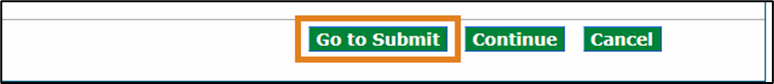 Navigation buttons with the Go to Submit button highlighted