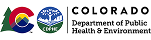 Colorado Department of Public Health and Environment logo