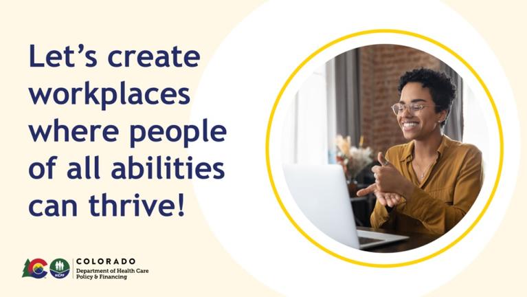 Let's create workplaces where people of all abilities can thrive! (English)