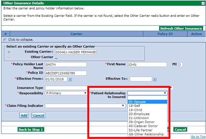 Provider Web Portal Quick Guide Submitting A Claim With Other 